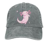 Cowboy Cap Vintage Baseball Cap Cartoon Axolotl Denim Hats Trucker Hats Dad Cap