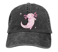 Cowboy Cap Vintage Baseball Cap Cartoon Axolotl Denim Hats Trucker Hats Dad Cap