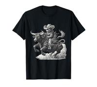 Cowboy Cat Vintage Western Country Cowgirl Funny Cat T-Shirt