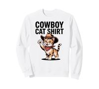 Cowboy Cat Wild West Kitty Cute Hat Sweatshirt