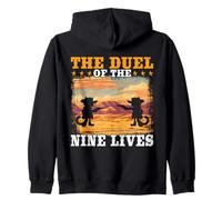 Cowboy Cats Duel Of The Nine Lives Zip Hoodie