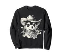 Cowboy Chihuahua Raise Hell Funny Wild West Dog Design Sweatshirt