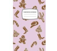 Cowboy Christmas Gingerbread Notebook: Festive Western Holiday Journal with Gingerbread Boots, Hats & Cactus - 120 Page Medium Ruled Notebook for Seasonal Writing & Gift Giving