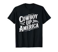 Cowboy Conservative Up America Patriot Western Saying Call T-Shirt