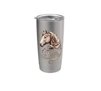 Cowboy CORE Wild AS THE Western Wind Horse Stainless Steel Insulated Tumbler