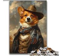 Cowboy Corgi Jigsaws 2000 Pieces for Teenagers, for Age 14+ Home Art Decor Family Games Christmas Birthday Gifts (70x100cm)