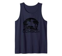 Cowboy Country Rodeo Texas, Vintage Bull Tank Top