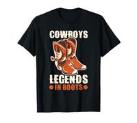 Cowboy - Cowboys ledgends in Boots - cowboyboots T-Shirt