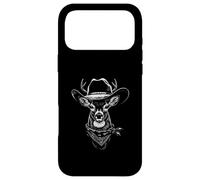 Cowboy Deer Portrait Vintage Western Buck Wildlife Wild West Case for iPhone 17 Pro Max