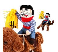 Cowboy Dog Costume - Western Pet Clothes For Small Medium Dogs