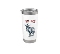 Cowboy Donkey HEE-Haw, Ready for Rodeo Stainless Steel Insulated Tumbler