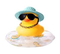 Cowboy Duck Car Accessories, Car Duck Decoration Dashboard, Yellow Duck With Hat Sunglasses Chain, Car Accessories Interior Aesthetic, For Todd-lers Boys Girls Favours
