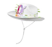 Cowboy Easter Hat - Bunny Ear Non Woven Western, Cute Kids Cowgirl Costume | Easter Party Hat For Celebration Carnival Family Gatherings Holiday Stage Dress Up Accessories Fun Outfit