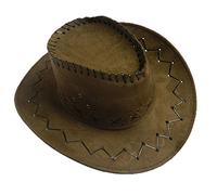 Cowboy Figures Set Women Men Summer Western Cowboy Hat Mouldable Sun Hat with Wide Brim True Events Movies Free, coffee, One Size