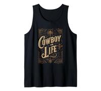 Cowboy for Life Text for Cowboys and Cowgirls Tank Top