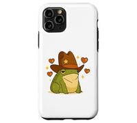 Cowboy Frog Sheriff Cute Western With Hearts Case for iPhone 11 Pro