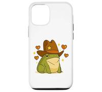 Cowboy Frog Sheriff Cute Western With Hearts Case for iPhone 12/12 Pro