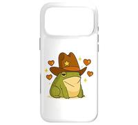 Cowboy Frog Sheriff Cute Western With Hearts Case for iPhone 17 Pro Max