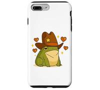 Cowboy Frog Sheriff Cute Western With Hearts Case for iPhone 7 Plus/8 Plus
