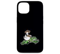 Cowboy Goose Riding Frog, Funny Silly Western Themed Case for iPhone 13