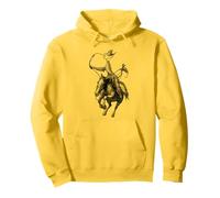 cowboy graphic tee men Rodeo Cowboy Dark Western Horse Art Pullover Hoodie