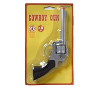 Cowboy Gun - Metal , Cap Gun , 8 shot