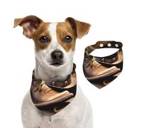 Cowboy Hat and Boots Dog Bandanas,Summer Bandanas for Dogs Washable Adjustable Dog Triangle Scarf Bibs Cute Pet Bibs for Medium Large Dogs Puppy and Cats Small