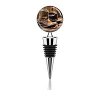 Cowboy Hat And Boots Wine Stoppers Reusable Wine Bottle Stopper Decorative Champagne Stoppers Silicone Beverage Bottle Sealer Keep Fresh, Leakproof Wines Saver for Bar Party Decor