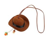 Cowboy Hat Car Pendant Charm with Tibetan Style for Rear View Mirror