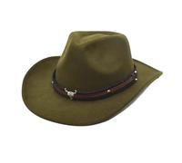 Cowboy Hat Clearance UK Adult Casual Outdoors Summer Cowboy Cap Light Sunshade Jazz Beach Hat Cap Green