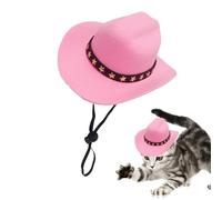 Cowboy Hat for Cat,Cowboy Costume Hat for Small Pet | Dog Cat Party Accessories Cosplay Caps for Daily Wear Carnival Holiday Halloween Christmas