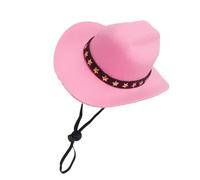 Cowboy Hat for Cat Halloween Cat Caps with Adjustable Chin Strap