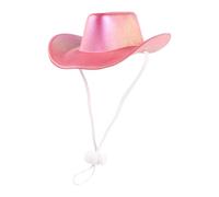 Cowboy Hat for Cat,Kitten Hat Mini Pet Hat Cosplay | Cosplay Prop Puppy Hats, Shiny Puppy Cowboy Hat, Cat Headwear, Western Cowboy Costume Accessories