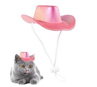 Cowboy Hat for Dog Cosplay Prop, Puppy Hats | Kitten Hat Shiny Western Funny Cosplay Photo Prop Accessories for Dog Cat Kitten Pet Animal Halloween Party Costume