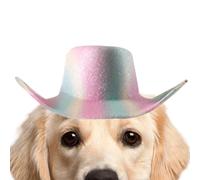 Cowboy Hat for Dogs Funny Halloween Adjustable Headgear, Large Dog Halloween Costume Cowboy Hat for Cosplay Celebrations Event Photography Festival Holiday Christmas Outdoor