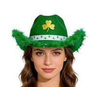 Cowboy Hat For Men With Breathable Design And Unn Clover Pattern For A Remarkable Style. Adjustable Fit For Men And Boys. Perfect For Festivals, Parties, Less Events Co