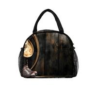 Cowboy Hat Lunch Bag for Women Men Reusable Insulated Lunch Box for Work School