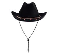Cowboy Hat Mushroom Wide Brim Knight Hat For Disco House Cocktail Parties Vacation Simple For Comedian Actor