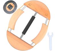 Cowboy Hat Stretcher, 4 Way Baseball and Jack Caps Shaper, Wooden Straw Hat Extender, Large Size Enlarger for Hats Enthusiasts, Cowboy Hats Collectors, Outdoor Lovers(B)