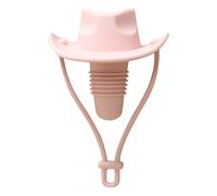Cowboy Hat Wine Bottle Stopper, Hat Shaped Wine Stoppers, Cowboy Hat Wine Stopper, Silicone Sealed Wine Stopper for Vodka, Brandy, Beer, Pink
