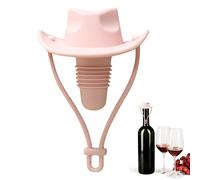 Cowboy Hat Wine Bottle Stopper Silicone Wine Stopper Creative Hat Shaped Leak-Proof Wine Sealing Stopper Decorative Wine Stopper for Beer, Champagne,Bottles