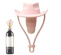 Cowboy Hat Wine Stopper, Wine Bottle Stoppers Funny, Food Grade Silicone, Easily Isolate Air and Effectively Prevent Wine Oxidation, Applicable to Red Wine, Standard Bottle Mouth