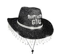 Cowboy Hats for Women,Birthday Girl Hat | Rhinestone Breathable Caps Decorations for Adults Kids Party Festival Vacation