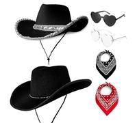 Cowboy Hats Pack of 2, Cowboy Hats For Men, Brown Cowboy Hat Women, The Bold Type, Chasing The Wild (#2pcs2)