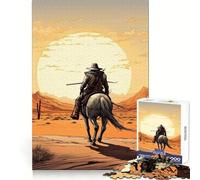 Cowboy in The Desert Puzzles for Adults 1000 Puzzles Think Sharper, Stress Relief, Home Fun, (38x26cm)