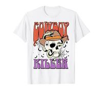 Cowboy Killer, Cowboy Skeleton, Western Halloween T-Shirt