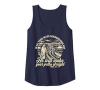 Cowboy Musician Bible Scripture Western Boho Christian Jesus Tank Top