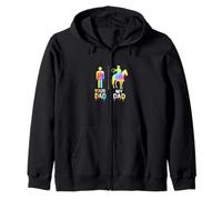 Cowboy My Cool Dad vs Yours Funny Drippy Zip Hoodie