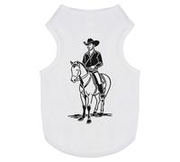 'Cowboy On A Horse' Pet Dog/Cat T-Shirt (PT00119134)