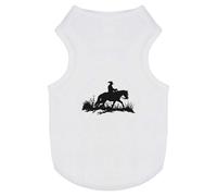 'Cowboy On Horse' Pet Dog/Cat T-Shirt (PT00101752)